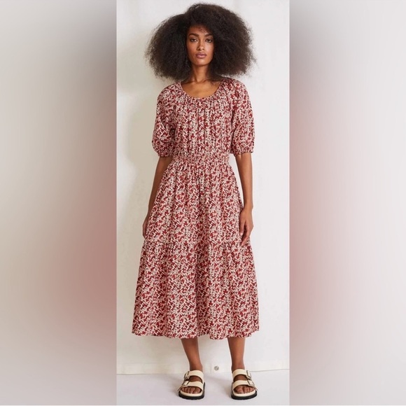 Apiece Apart Dresses & Skirts - Apiece Apart Women's Red Nova Midi Dress Size XL